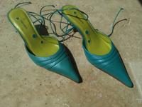 spitz Bronx High Heels Pumps metallisch mit Schnürung Damenschuhe Rheinland-Pfalz - Kandel Vorschau