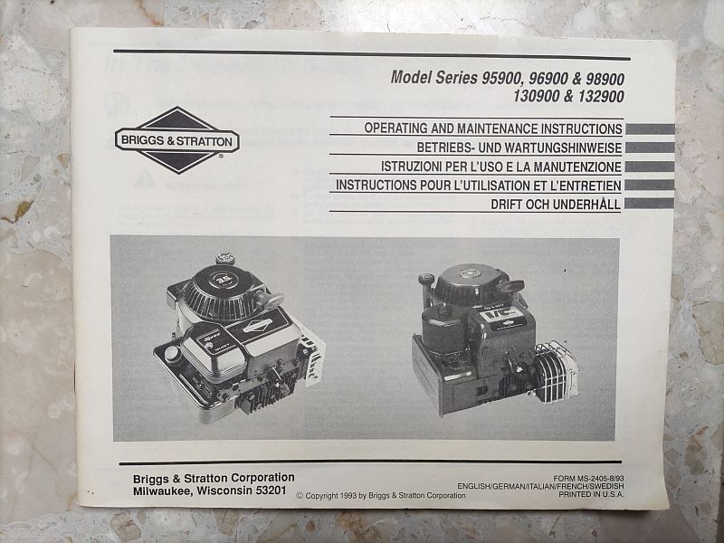 BRIGGS & STRATTON Sprint 375 Rasenmäher Ersatzmotor Motor 3,5 PS in Reutlingen