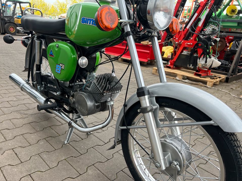 Simson S50 NEUAUFBAU Büffeltank VAPE 1976 Moped Mofa S51 in Osterweddingen