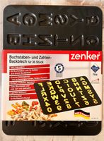 Zenker Backblech/ Buchstaben und Zahlen Kreis Pinneberg - Pinneberg Vorschau