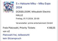 1x Ticket Miku Expo 2024 in Düsseldorf am 1. November 2024 München - Pasing-Obermenzing Vorschau