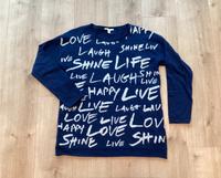 ESPRIT - blauer Damen Pullover mit Schrift Gr. L - Neuwertig! Niedersachsen - Denkte Vorschau