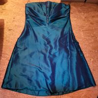 Abendkleid Sixth Sense, Gr. 46, blau-grün, Trägerfrei Bayern - Volkach Vorschau