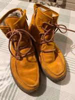 Winterboots Ca‘Shott Copenhagen Stiefel senf gelb Lammwolle Sachsen - Priestewitz Vorschau