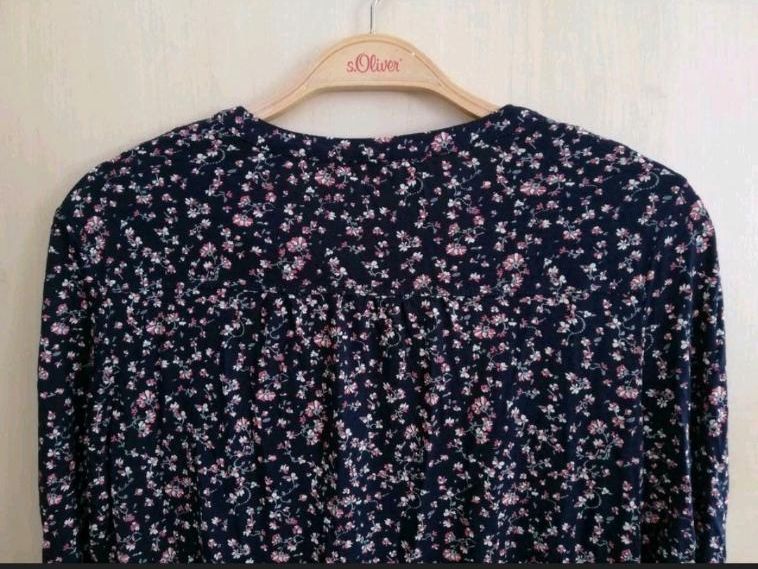 S.oliver Bluse Oberteil schwarz Blumen Muster wie neu Gummizug in  Nordrhein-Westfalen - Herne | eBay Kleinanzeigen ist jetzt Kleinanzeigen