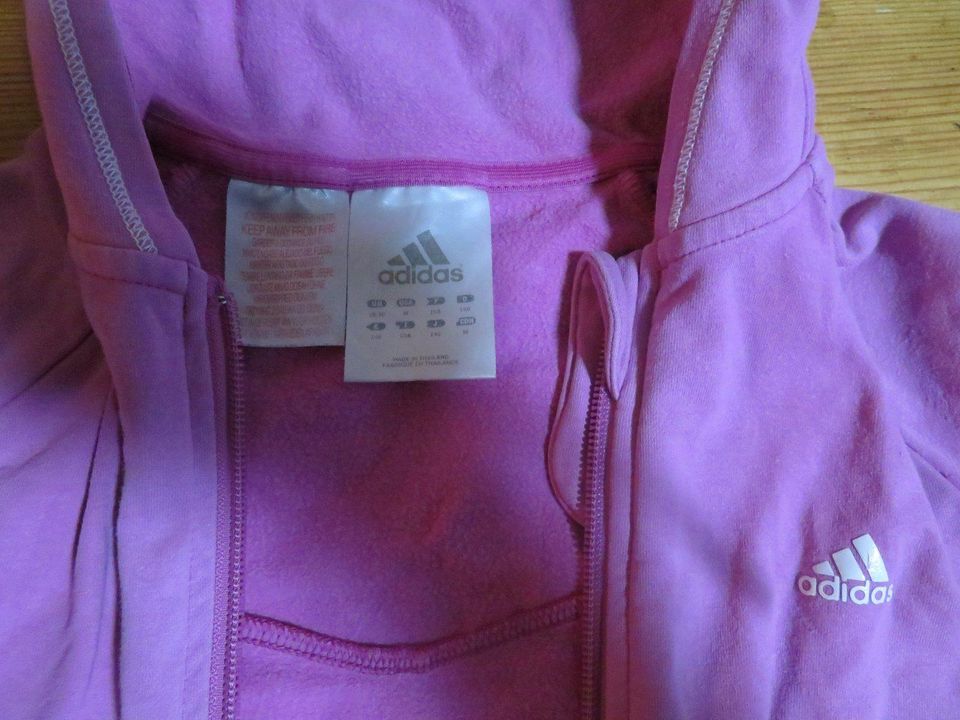 Adidas Strickjacke Sport rosa Mädchen Größe 140 in Stemwede