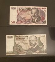 Österreich 50 und 100 Schilling Banknoten UNC Baden-Württemberg - Konstanz Vorschau