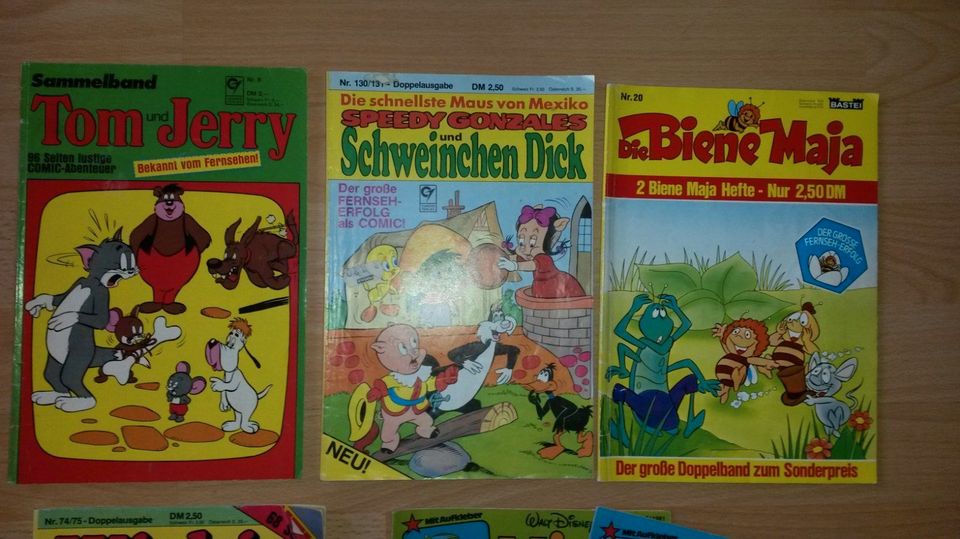 4 x seltene Comics Sammelbänder-Tom +.Jerry-Wickie-Speedy usw.... in Friedland