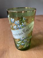Jugendstil Glas Henkelglas Gruss aus Cuxhaven Emailliemalerei Leipzig - Sellerhausen-Stünz Vorschau