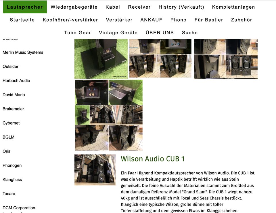 Wilson Audio CUB 1 Lautsprecher ☘️HIFI ANKAUF☘️ in Friedberg (Hessen)