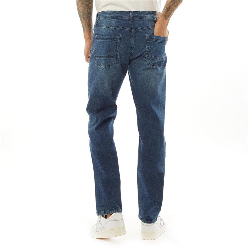 Kangaroo Poo Herren Jeans mit geradem Bein Mittelblau in Pfarrkirchen