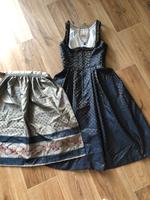 Dirndl dunkelblau/grau v. Wenger / Gr. 34 Dresden - Striesen-West Vorschau
