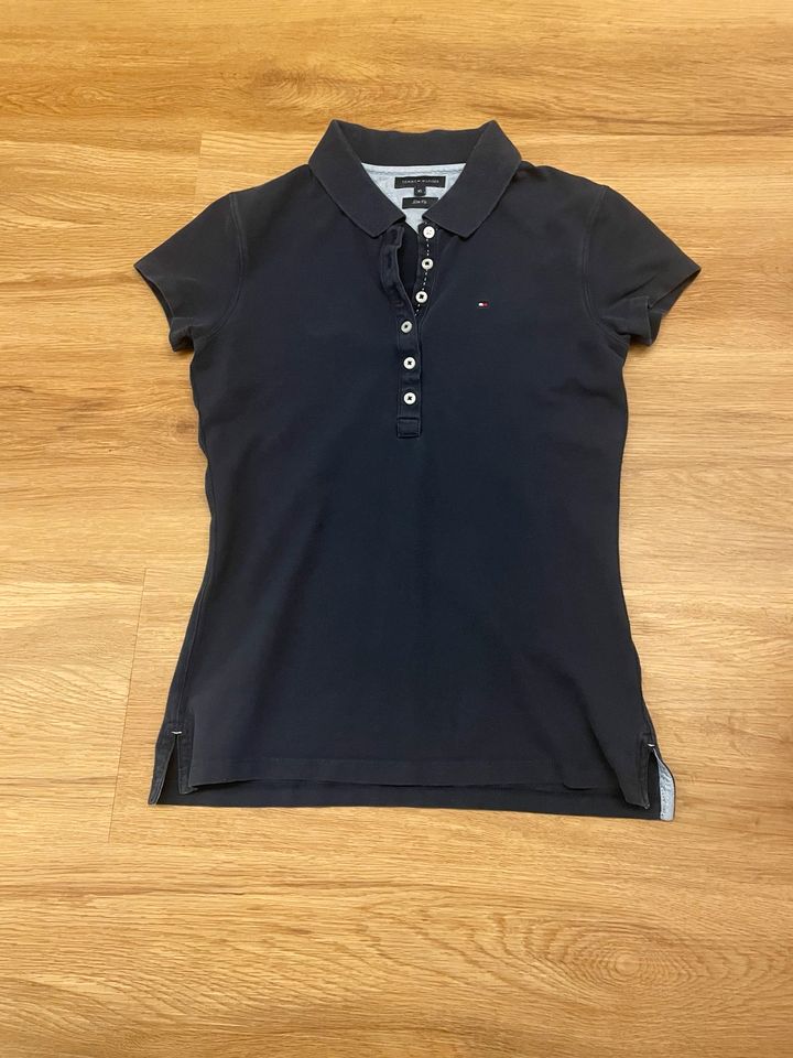 Hilfiger Polo Shirt Slim fit Navy dunkelblau xs in Maxhütte-Haidhof