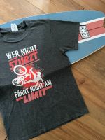 Mountainbike Shirt Gr.134/140 9-10 J Wer nicht stürzt….! TOP Nordrhein-Westfalen - Witten Vorschau