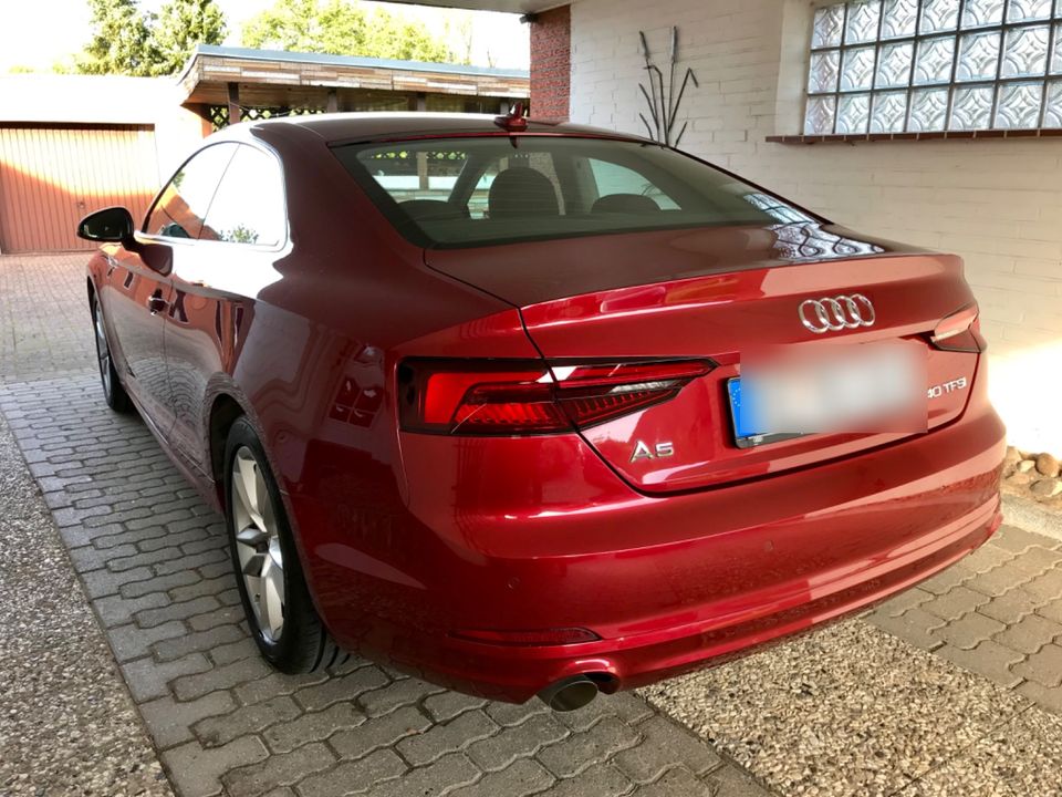AUDI A5 COUPE 190 PS LED EZ 7/2019 GARANTIE 10/2024 TOP ZUSTAND in Sierksrade