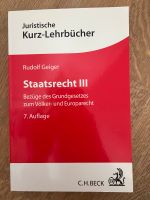 Juristische Kurz-Lehrbücher Staatsrecht III Leipzig - Leipzig, Zentrum Vorschau