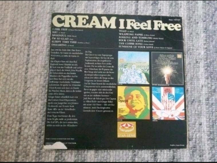 Cream I feel free schallplatte vinyl in Herne