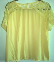 Bluse Tunika gelb mit Lochstickerei neu Gr. 40 / L Bayern - Manching Vorschau