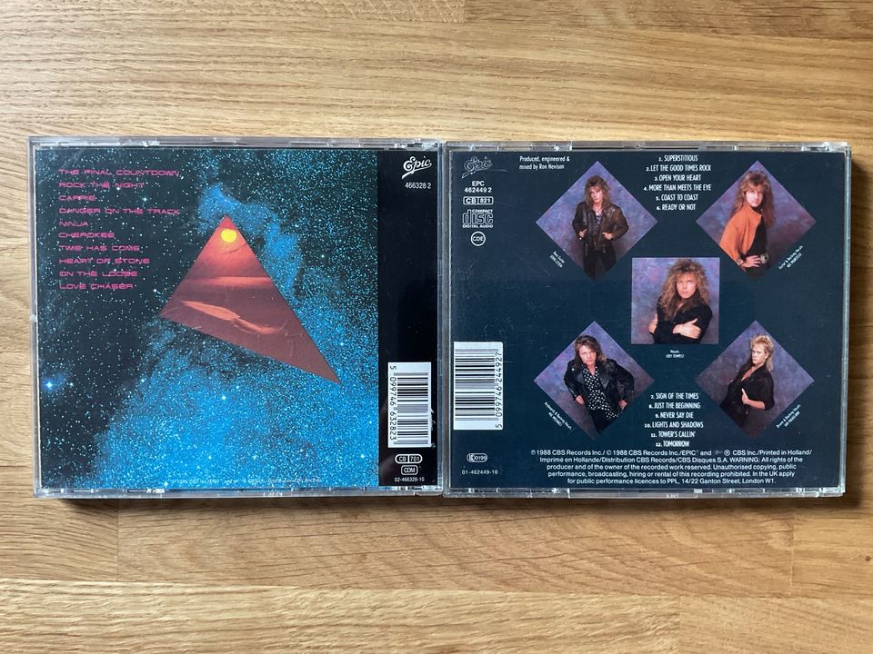 Europe 2 CD Alben The final Countdown Out of this world Rock 80er in Alfter