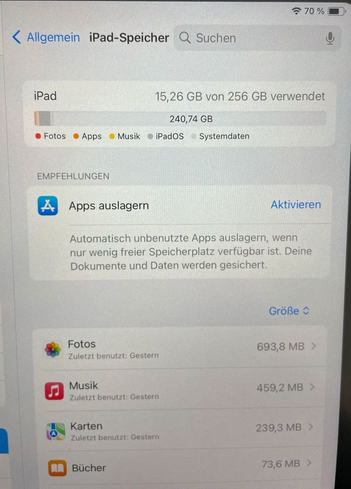 Apple iPad Air 256gb mit LTE in Sindelfingen