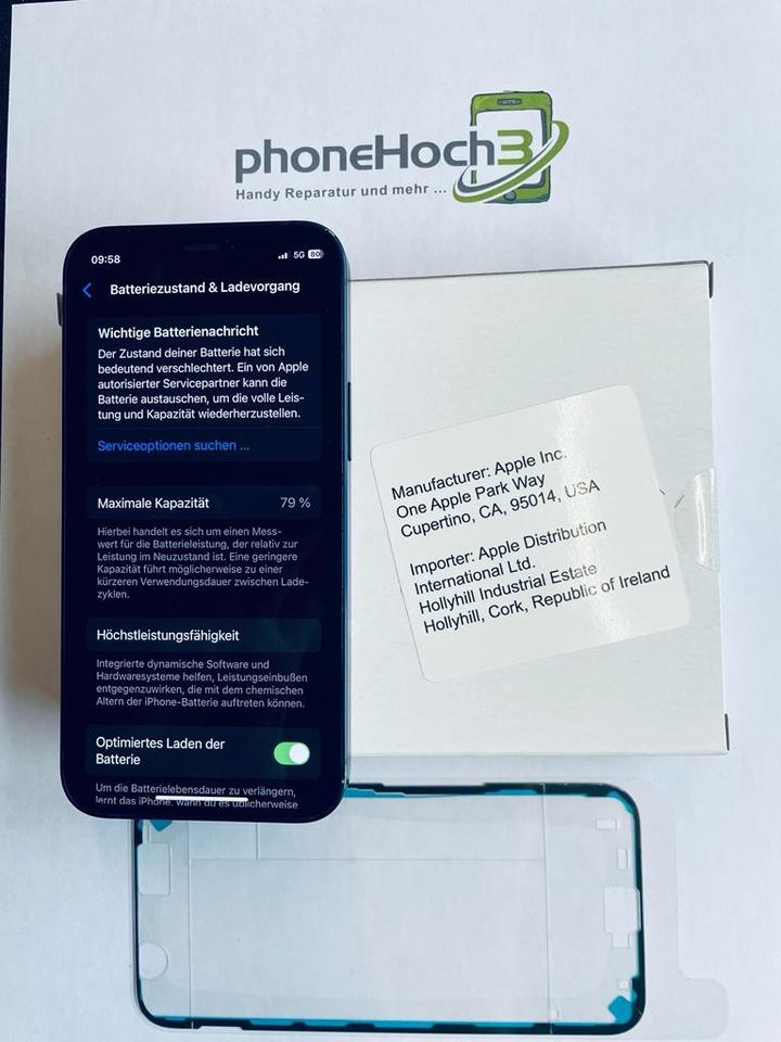 iPhone 12 13 14 Original Akku Tausch ✔️neu bei phoneHoch3✔️ in Künzell