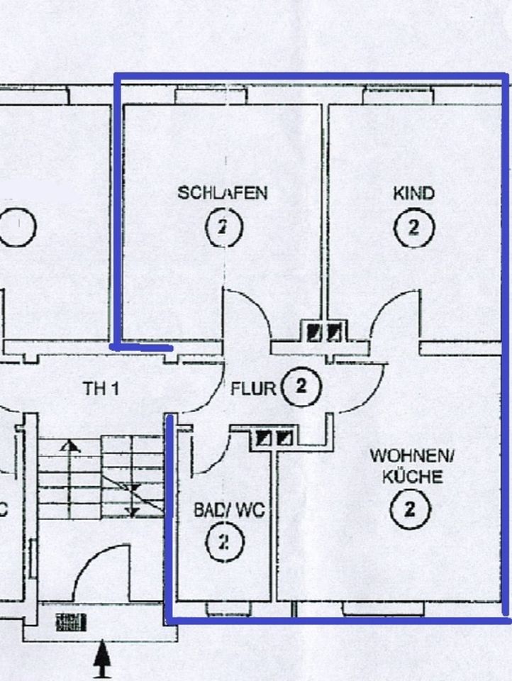 #Reserviert#Gut geschnittene 2 Zimmer- Wohnung in zentraler Lage von Nördlingen zu verkaufen in Nördlingen