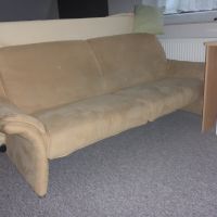 Couch Sofa 3-4 Sitzer Velour-Stoff 215 x 90 x 85 cm Niedersachsen - Eicklingen Vorschau