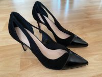 Schwarze Wildleder-Pumps Stilettos Gr. 38 Marke Zign Nordrhein-Westfalen - Lage Vorschau