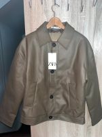 Zara Lederjacke Farbe Khaki Rheinland-Pfalz - Bad Ems Vorschau