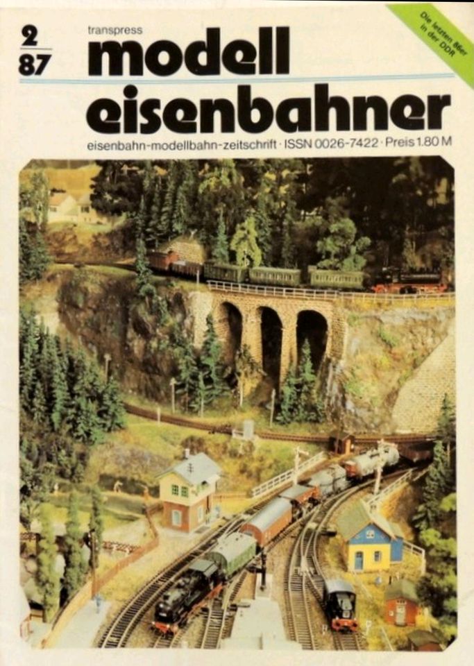 DDR-Zeitschrift "Der Modelleisenbahner" in Lichtenstein