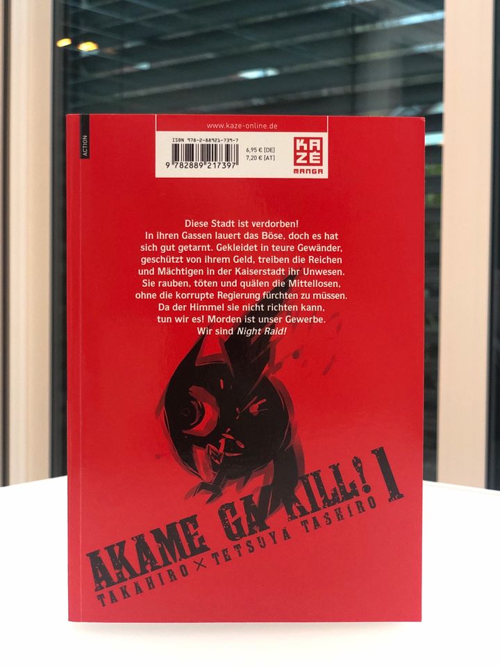 Akame ga Kill! Manga | Band 1 | Deutsch in Pfaffenweiler