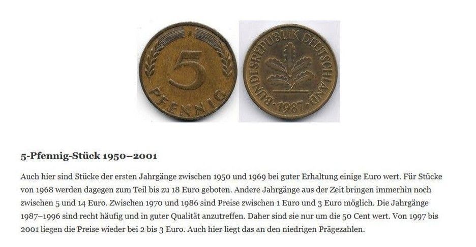 D-Mark Kursmünzensätze von 1987 kompl. mit Raritäten 0,50 & 1,-DM in Siegen