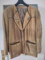 Trachtenjacke (Echtleder) - beige - Gr. XL Bayern - Wartenberg Vorschau