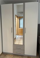 Kleiderschrank Spiegel Modern weiß grau 135x195x55 cm Dortmund - Eving Vorschau