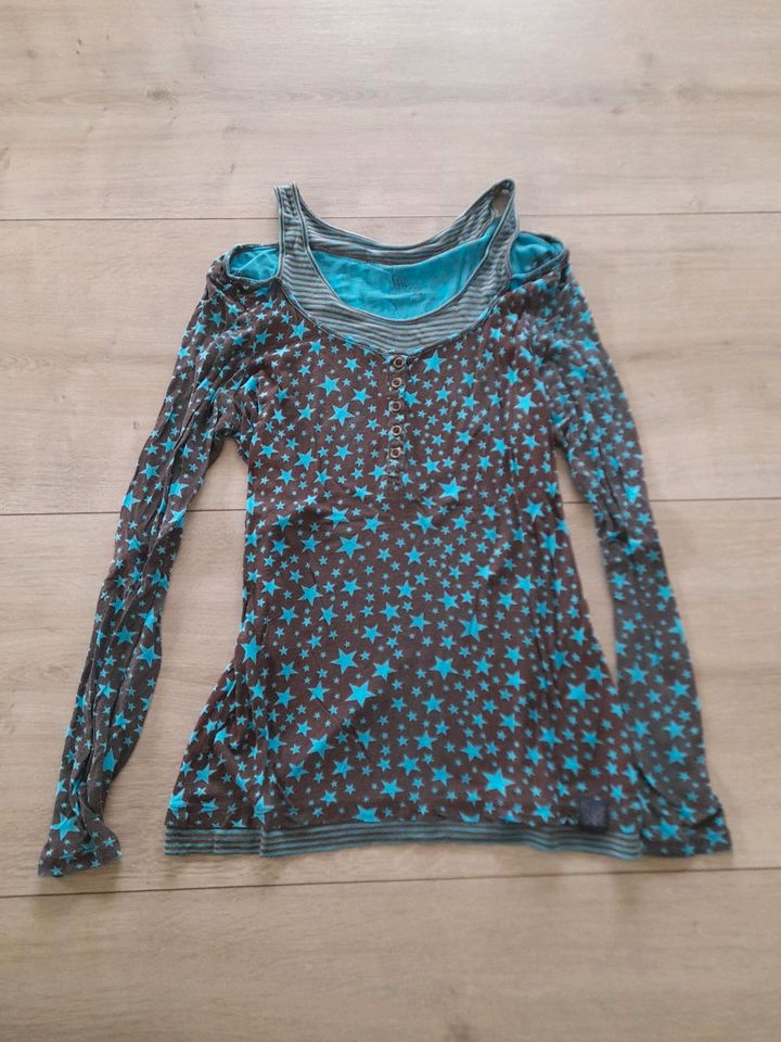 SHIRT Pulli Schulterfrei Gr S/ 36 in Heroldishausen