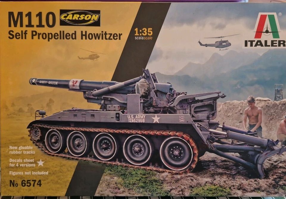 Modellbausatz Carson, M110 Self Propelled Howitzer, 6574, 1:35 in Lindau