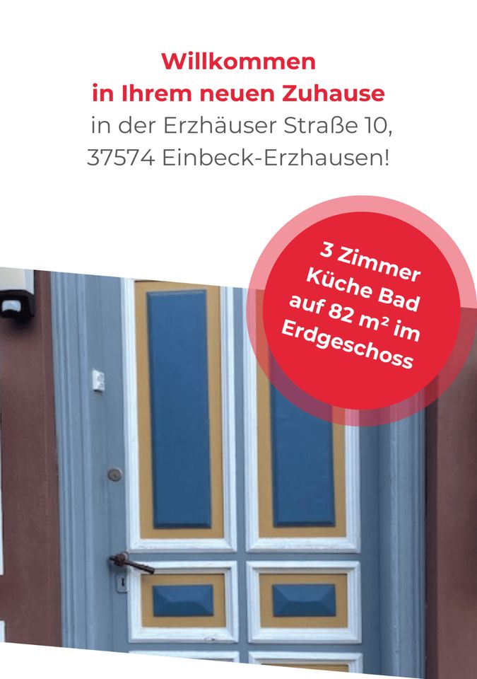 3-Zimmer-Wohnung im EG in Einbeck