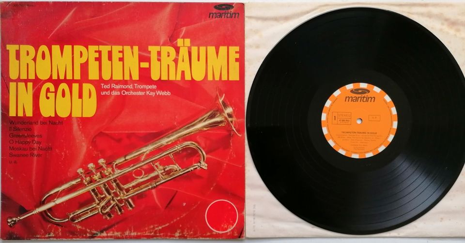 LP Vinyl, Trompeten-Träume in Gold in Esens