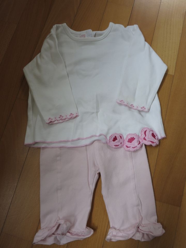 2 Sets: Sommerjeans + Bluse, 3/4 Sommerhose+Langarmshir Gr.68 in Remseck am Neckar