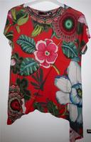 T-Shirt von Desigual, Größe L, rot, bunt, Blumen Hessen - Offenbach Vorschau