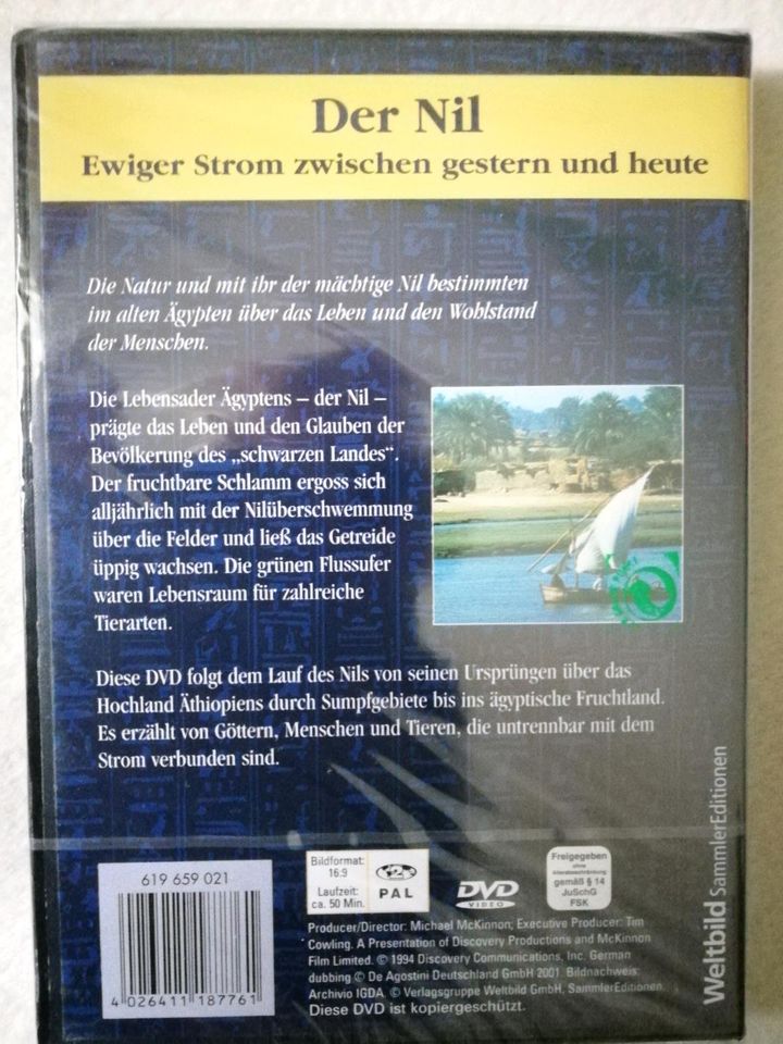 8 DVDs  Ägypten ,Original verpackt, alle 50 Euro, oder Stck. 7,50 in Zülpich