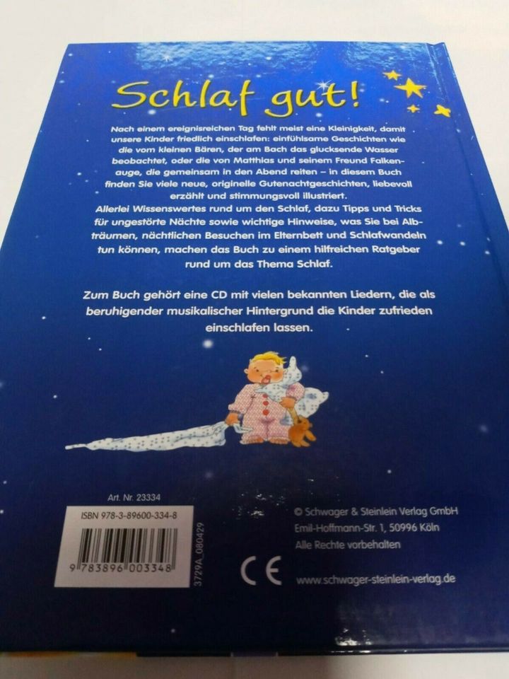 Buch Schlaf Gut! mit CD  NEUWERTIG!  Nur 1,70 €!! in Altenbeken