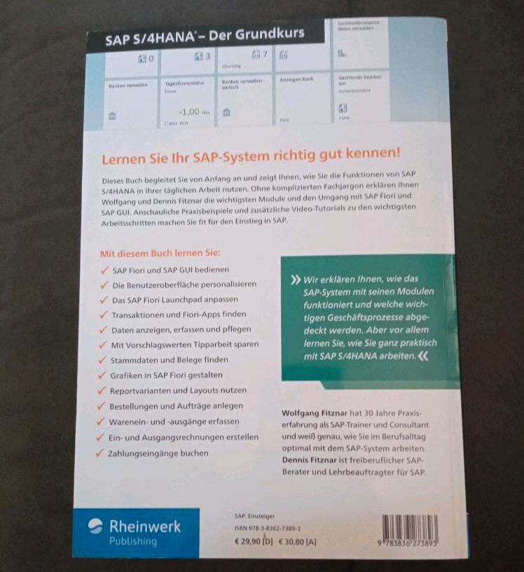 Fachbuch SAP S/4HANA in Hochspeyer