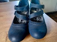 Hochhackige Damenschuhe Gr. 41 hellblau Kunstleder Nordrhein-Westfalen - Emsdetten Vorschau