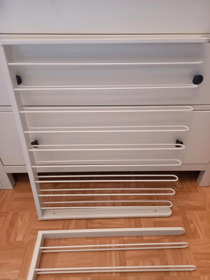 Ikea Hosenaufhängung Komplement Pax Schrank 3x 75 x 58 cm weiß in Eichenzell
