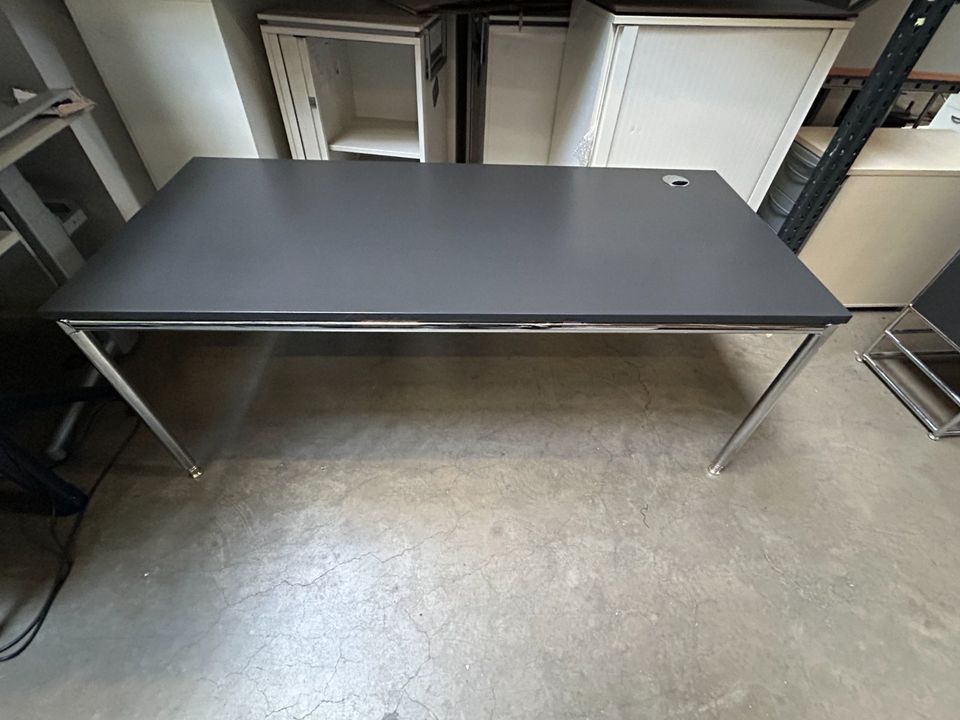 ❗️70x Top Bosse Modul Space Rollcontainer schwarz/chrom /Manuell Verstellbarer Schreibtisch /Komplettset / Sideboard / Aktenschrank / Hochwertig / Bürotisch / Designmöbel/ Büroeinrichtung in Linden