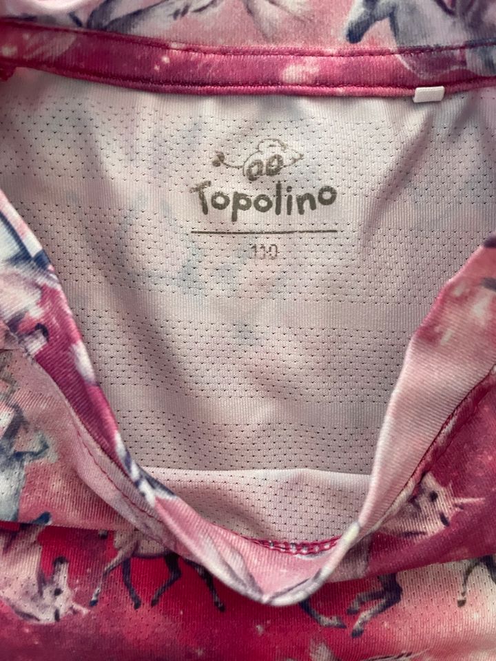 ❤️ Topolino ❤️ Mädchen Sport Shirt Gr. 110 Einhorn in Weyhe