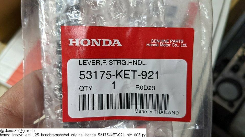 Honda Innova ANF-125 original Handbremshebel 53175-KET-921 neu in Senden
