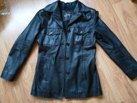 coole Lederjacke schwarz Echtleder Gipsy Retro M 38 S 36 Biker Nordrhein-Westfalen - Detmold Vorschau