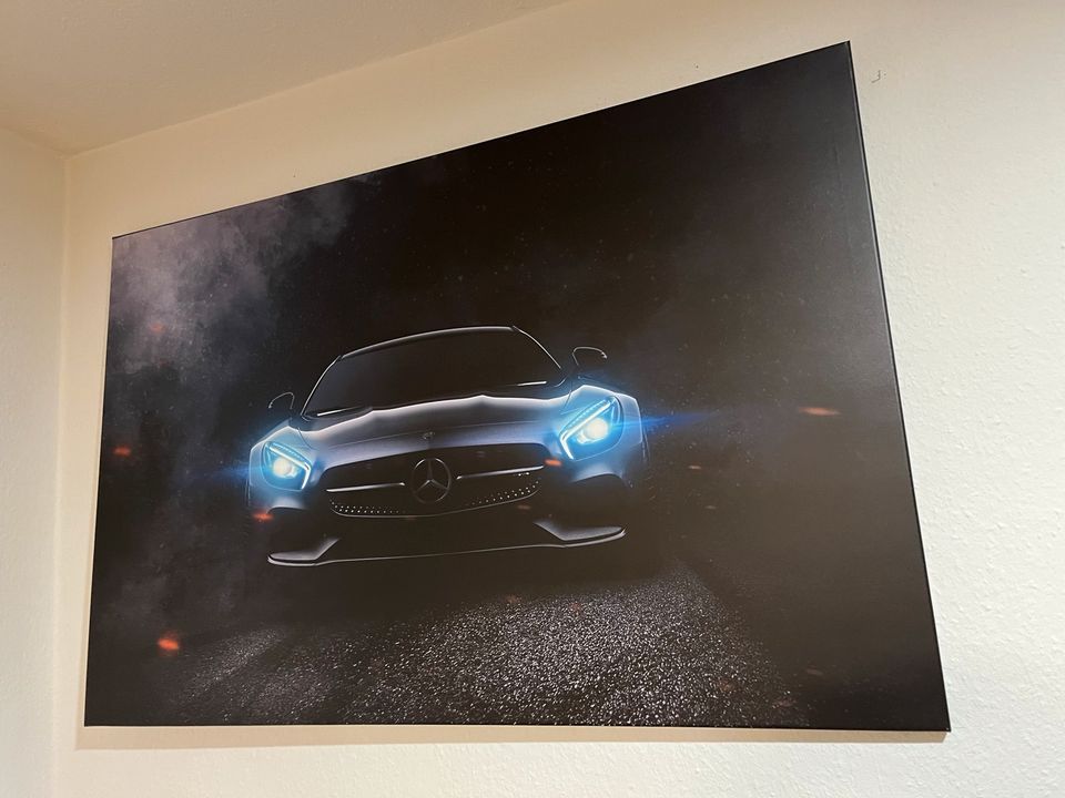 Wandbild Mercedes Benz AMG GT GTR Kunstdruck 120x80cm Bild in Bayreuth